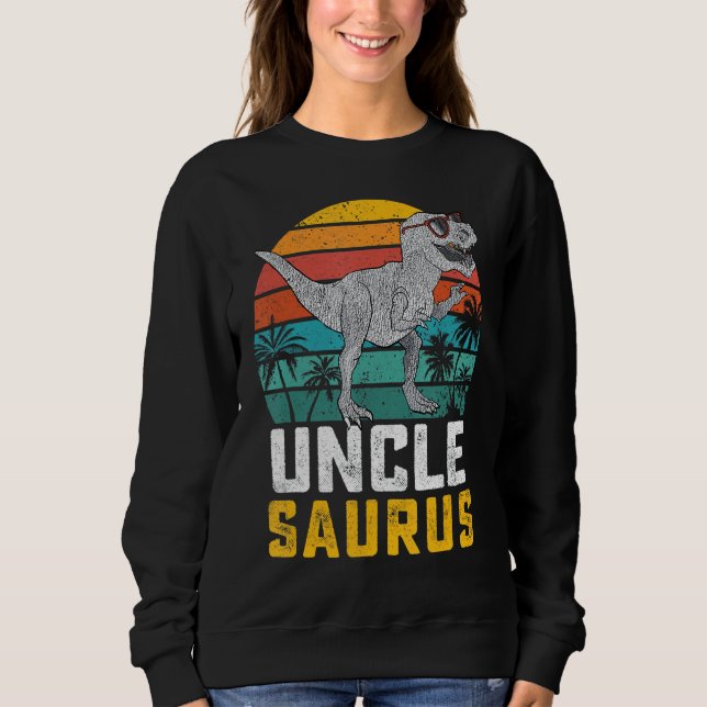 Moletom Unclesaurus T Rex Dinossauro Tio Saurus, Matriz Fa (Frente)