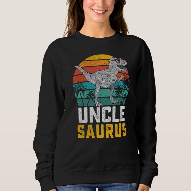 Moletom Unclesaurus T Rex Dinossauro Tio Saurus, Matriz Fa (Frente)