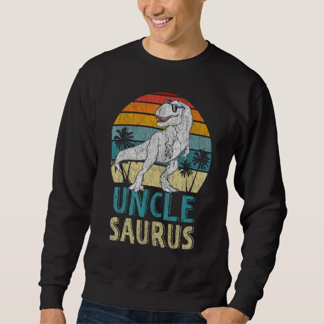 Moletom Unclesaurus T Rex Dinossauro Tio Saurus, Matriz Fa (Frente)