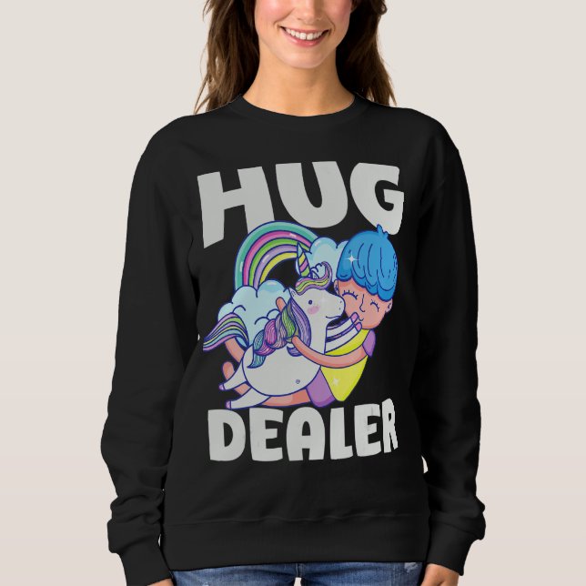 Moletom Unicorn Funny Hug Dealer (Frente)
