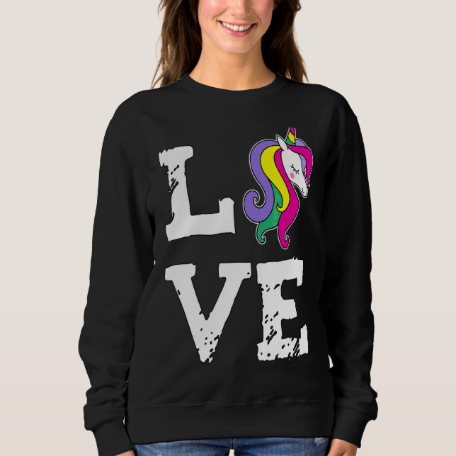 Moletom Unicorn Love (Frente)