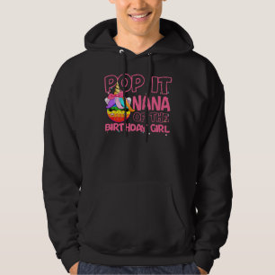 Moletom Unicorn Pony Pop It Nana do Birthday Girl Unic