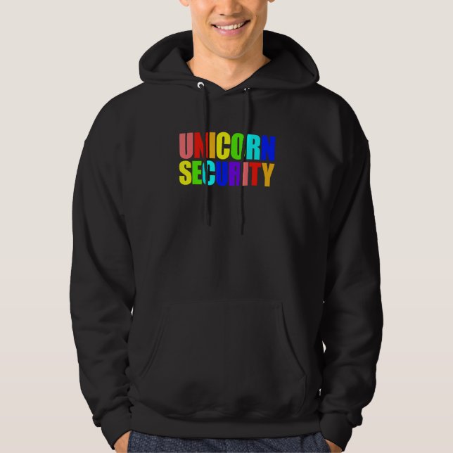 Moletom Unicorn Security Unicorn Halloween Pai Mãe Unicorn (Frente)