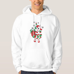 Moletom Unicórnio de Natal Diversão Meninas Crianças Floco