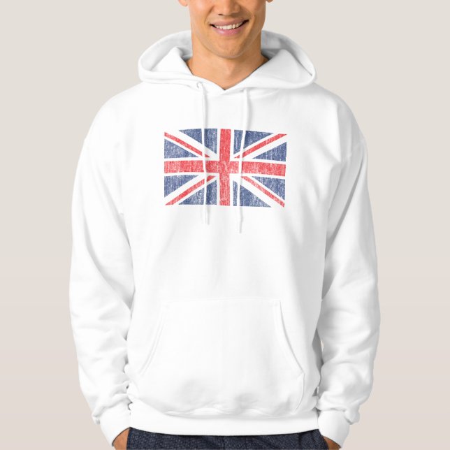 Moletom Union Flag Vintage (Frente)