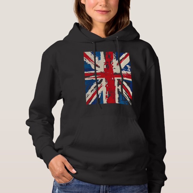 Moletom Union Jack British England United Kingdom Brushed  (Frente)