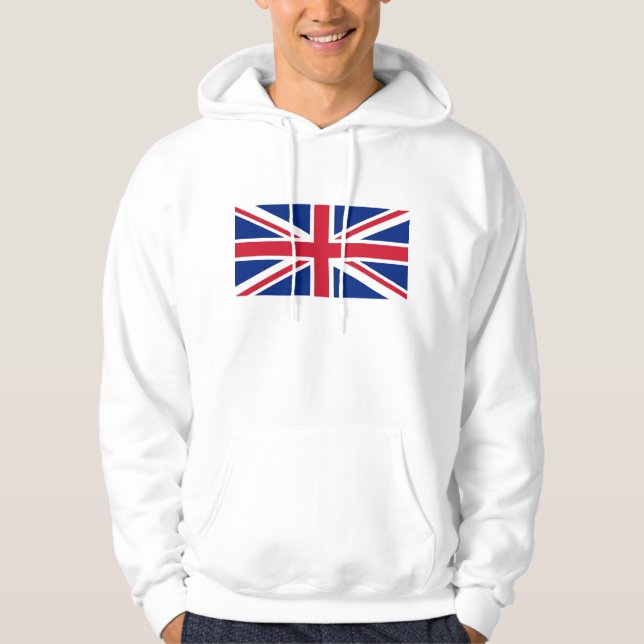 Moletom Union Jack Flag design Hoodie (Frente)
