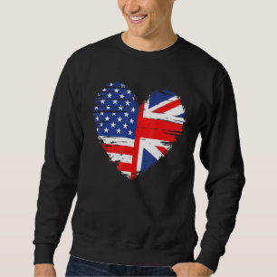 Moletom Union Jack Flag England E American Flag Para Brit