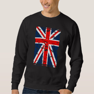 Moletom Union Jack Flag Uk Reino Unido Excelente Grã-Breta