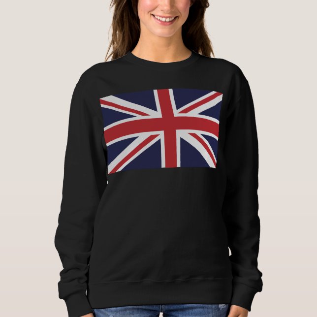 Moletom Union Jack or Union Flag, the national flag of the (Frente)