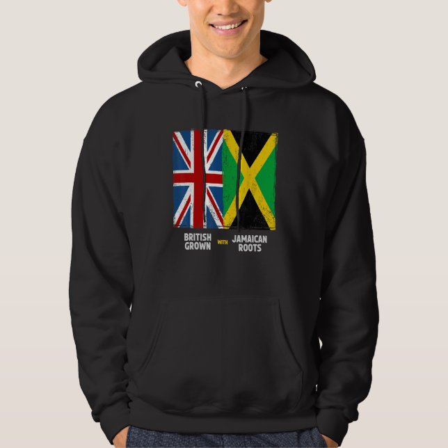 Moletom Union Jack With Jamaican Flag & British Caribe (Frente)