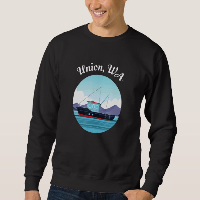 Moletom Union Washington Fish Boat Art (Frente)