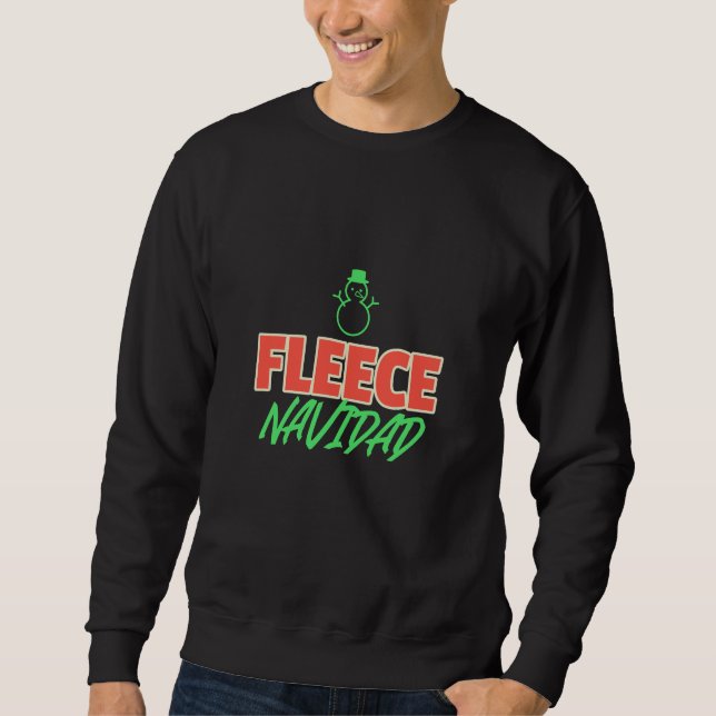 Moletom Unisex Fleece Navidad Natal (Frente)