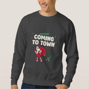 Moletom Unisex Santas Paws vem ao Natal