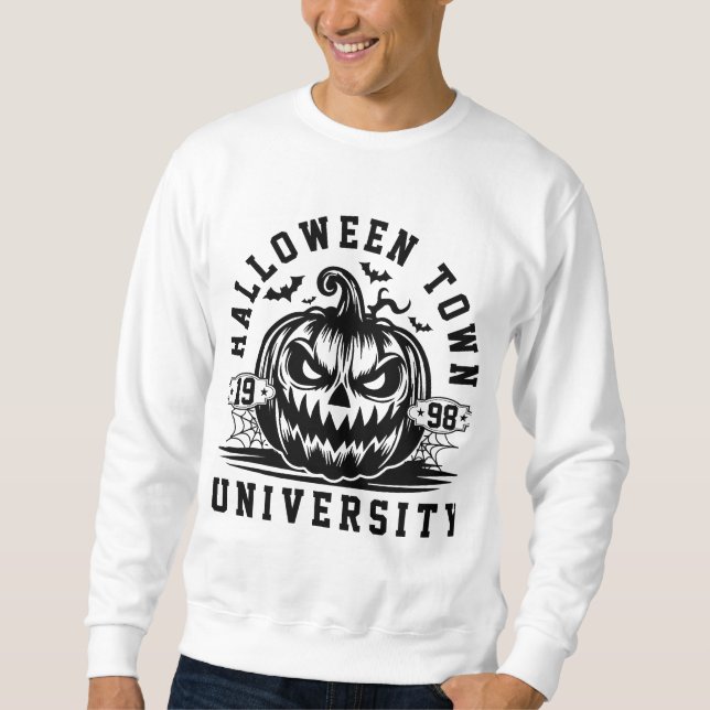 MOLETOM UNISEX SWEATSHIRT DA CIDADE DE HALLOWEEN (Frente)