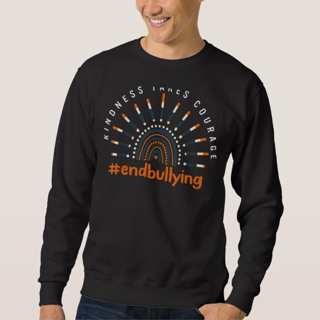 Moletom Unity Day Kindness Leva Coragem Positiva Anti Bul (Frente)