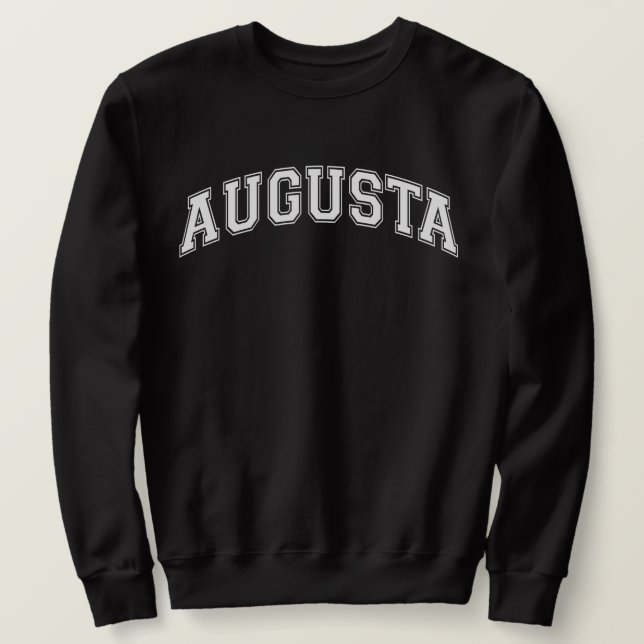 Moletom Universidade AUGUSTA - Faculdade de Sweater Style  (Frente do Design)
