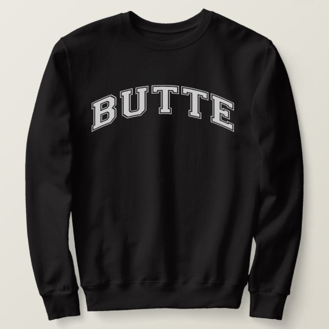 Moletom Universidade BUTTE de Sweater (Frente do Design)