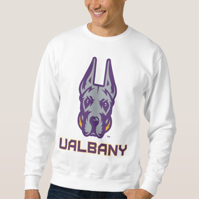 Moletom Universidade de Albany Great Danes (Frente)