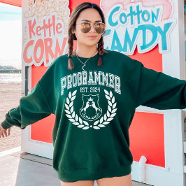 Moletom Universidade de graduação personalizada de program