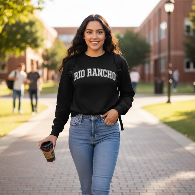 Moletom Universidade RIO RANCHO no estilo americano (Criador carregado)