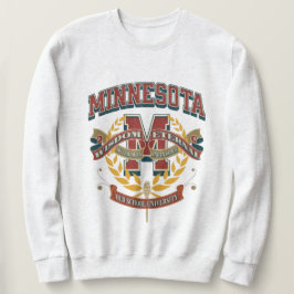 Moletom University of Minnesota state vintage