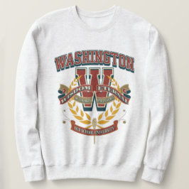 Moletom University of Washington varsity letter W
