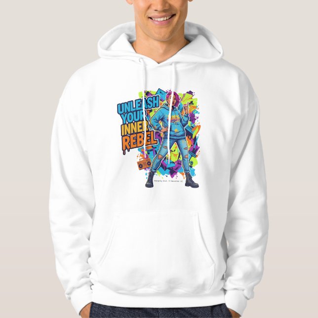 Moletom Unleash Your Inner Rebel - Hoodie -  (Frente)