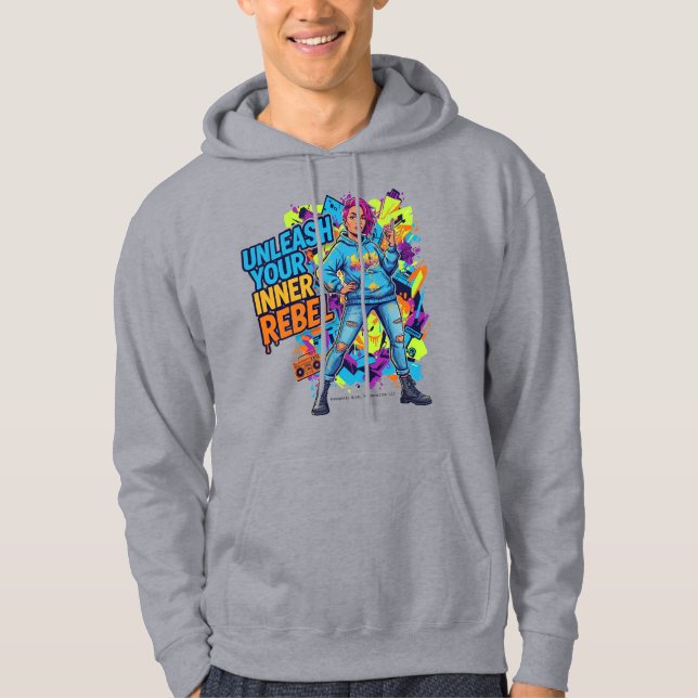 Moletom Unleash Your Inner Rebel - Hoodie -  (Frente)