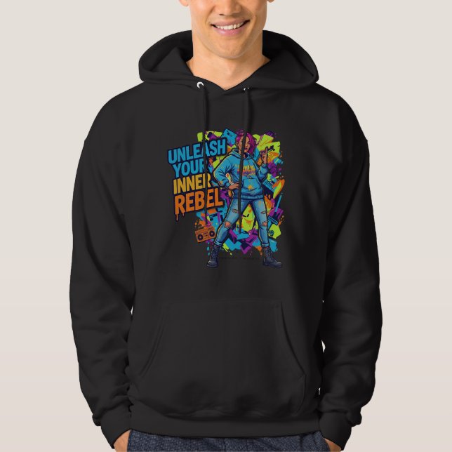 Moletom Unleash Your Inner Rebel - Hoodie - T-Shirt (Frente)