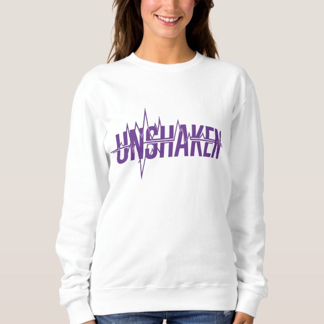 Moletom UNSHAKEN – Epilepsy Awareness Purple Day Design (Frente)