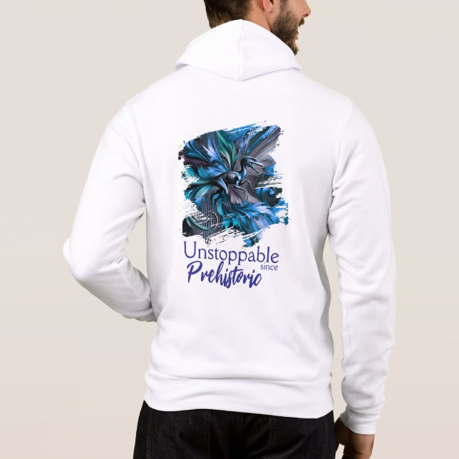 Moletom Unstoppable Raptor – Fuel Strength, Rule the Wild (Verso)