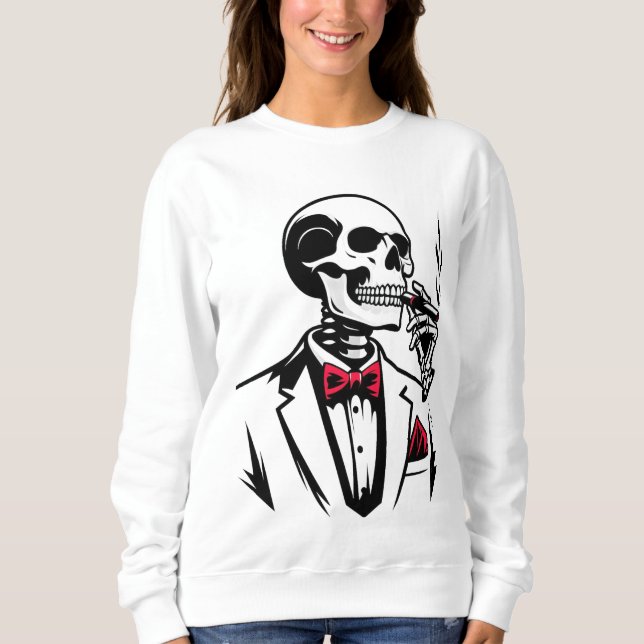 Moletom Urban Skeleton Boss with Cigar T-Shirt (Frente)