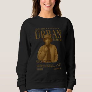 Moletom Urban Streetwear Poster – Bold Black Woman T-Shirt