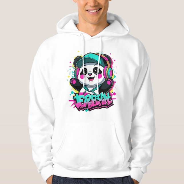 Moletom Urbano ‏ Panda Vibes Hoodie (Frente)