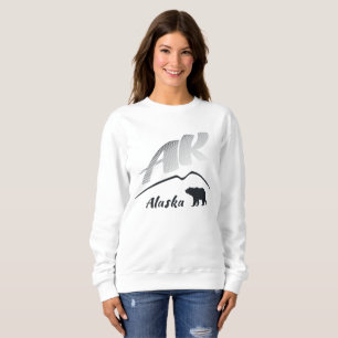 Moletom Urso (AK) marrom do Kodiak de Alaska - logotipo