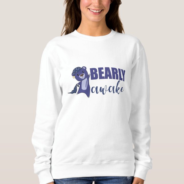 Moletom Urso Azul Acorda Urso-de-Corte (Frente)