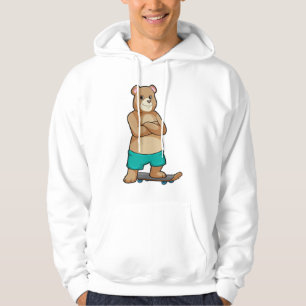 Moletom Urso como Patinador com skate