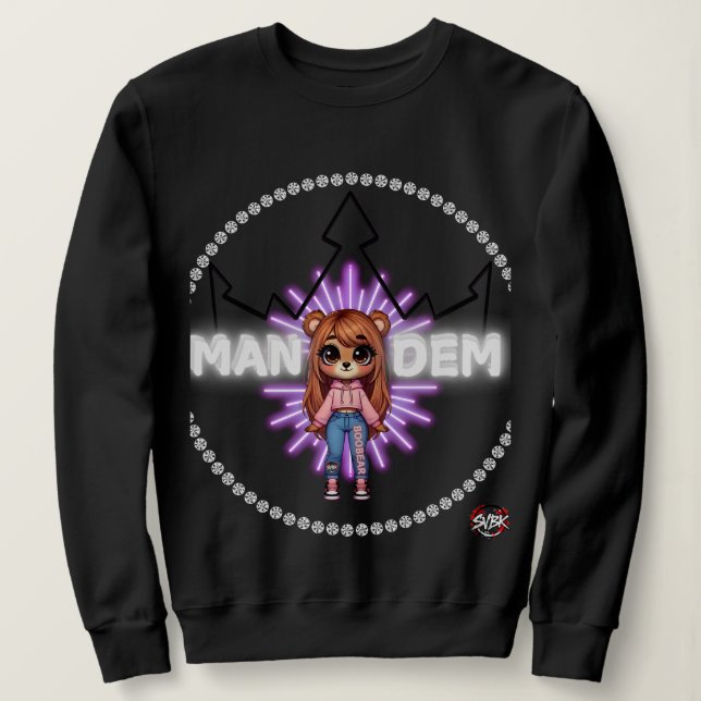Moletom Urso de Boo - Coleção de Mandem -SVBK- SILVERBCK (Frente do Design)