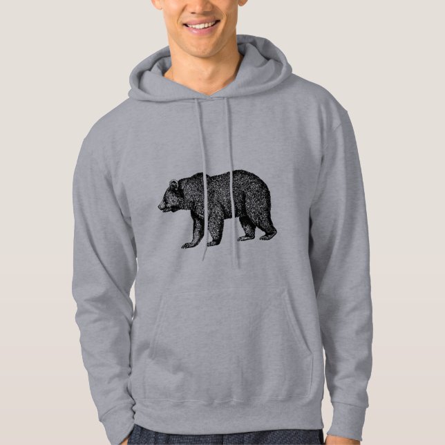Moletom Urso de urso de passeio (Frente)