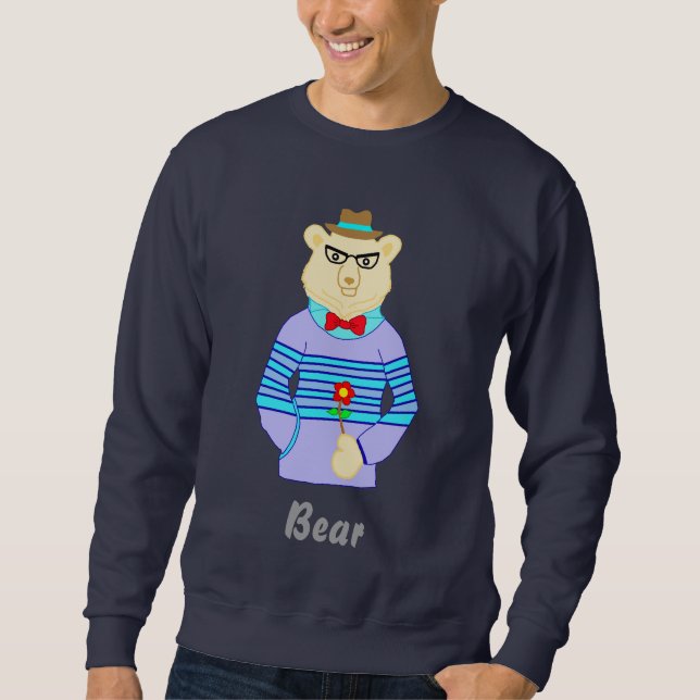 Moletom urso do geek (Frente)