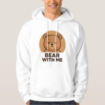 Urso kawaii de inverno com cachecol