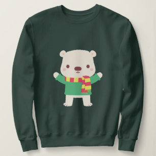 Moletom Urso Polar de Natal Fofo