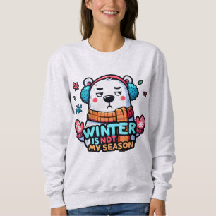 Moletom Urso Polar "O Inverno não é Minha Estação"