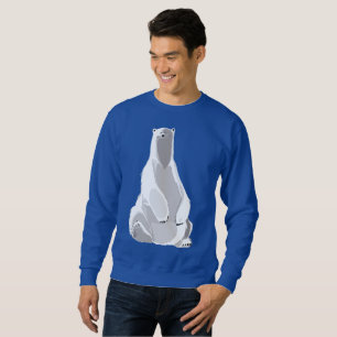 Moletom Urso Polar Relaxado - Arte Minimalista
