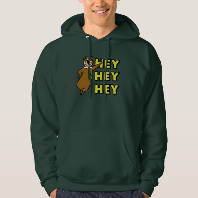 Moletom Urso Yogi Hey Hey Hey (Frente)