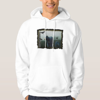 Moletom Ursos Negros, Ravens e Hoodie-Vidro-Vivo Totem
