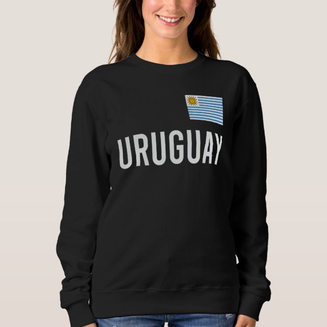 Moletom Uruguay Women Men Kids Uruguay Flag Souvenir (Frente)