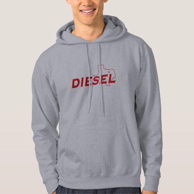 Moletom Urze diesel/Hoodie vermelho (Frente)