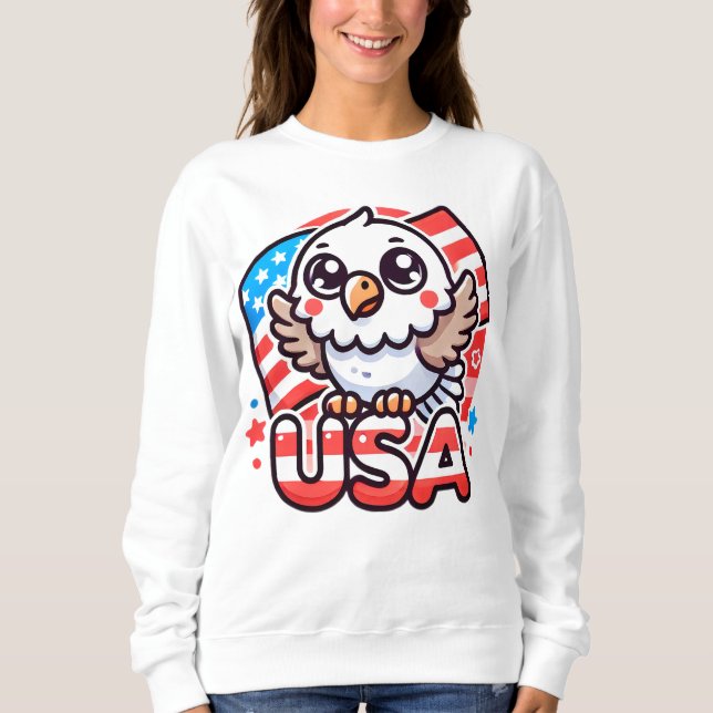 MOLETOM US CUTE EAGLE 2 (Frente)